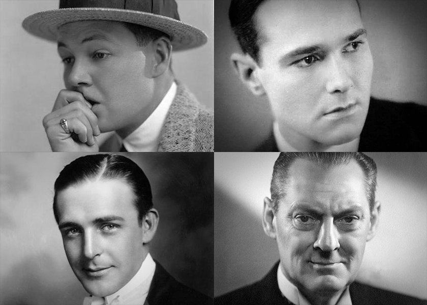 Charles Ray, William Haines, Wallace Reid, Lionel Barrymore