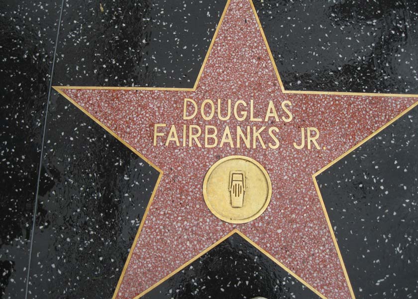 Hollywood Walk of Fame, Douglas Fairbanks, Jr.