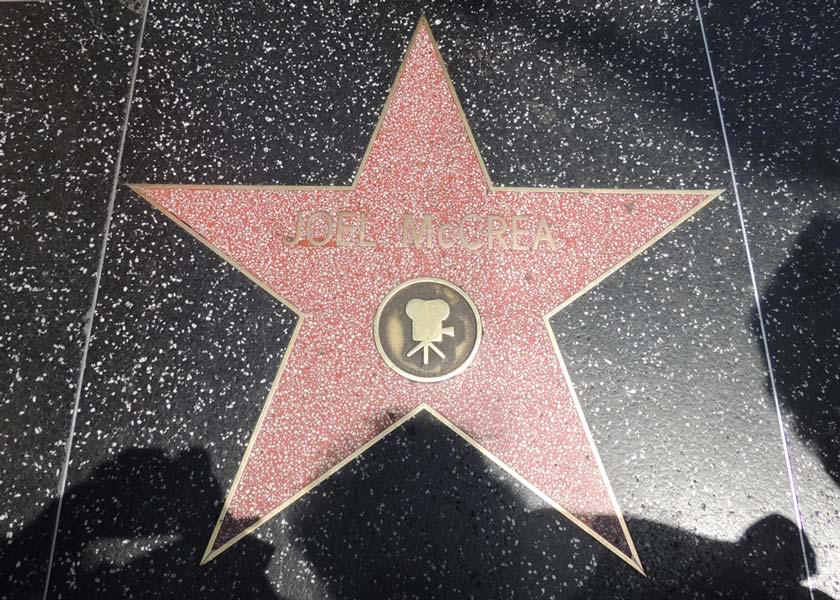 Hollywood, Walk of Fame, Joel McCrea