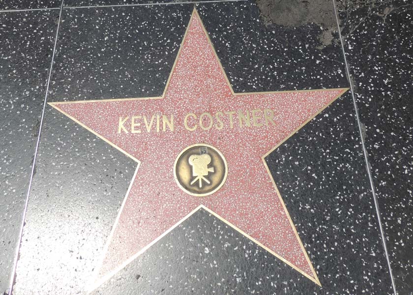 Hollywood Walk of Fame, Kevin Costner